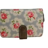 キャスキッドソン/Cath Kidston　ジッパー財布　Folded zip wallet[並行輸入品] (6.Provence Rose Blue)