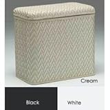Redmon 422BK Elegante Ensemble Vanity Hamper- Black