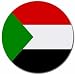Sudan Flag Round Mouse Pad