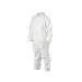 High Five AC155 Microporous WBP Coverall with Zip Front, Elastic Wrists and Ankles, 2X-Large, White (Case of 25)