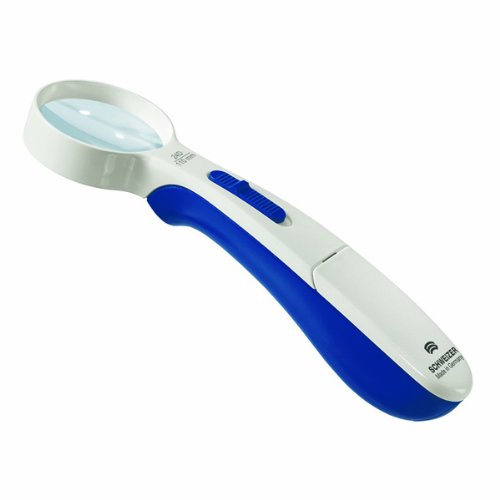 6X / 24D Schweizer LED Illuminated Hand Magnifier On Sale