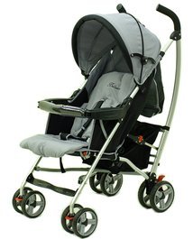 Dream On Me, Bellissimo European Styled Stroller (Grey/Black)