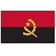 Angola 2ft x 3ft Nylon Flag