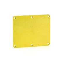 Leviton 3265-Y 2-Gang, Blank Coverplate, Yellow