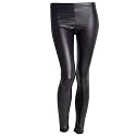 Miso Wet Look Leggings - Black - Womens