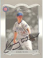 Kerry Wood, Chicago Cubs, 2003 Donruss Classics Autographed Card
