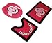 Ohio State 3 Piece Bath Rug Set