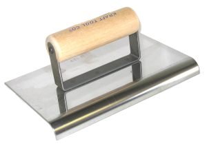 Kraft CF128 8 x 5 Stainless Steel Sidewalk Edger. 3/8 Radius