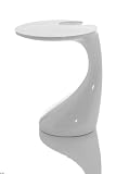 Produkt-Bild: Beistelltisch Hook Weiss Hochglanz