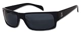 Tres Noir Optics The Rambler Sunglasses Rust Brown & Black Classic Mid Sized Wrap