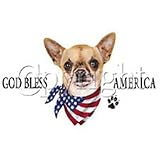 America-Chihuahua Adult T-Shirt