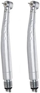 Doctor's Tools New High Speed E-generator Fiber Optic LED Hand tools Push Button 3 Water Spray 2 Hole (2 Pack)