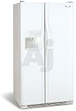 Frigidaire Gallery Series GLHS36EJB 22.6 cu. ft. Side-by-Side Refrigerator with 3 Glass Shelves, Clear Gallon Door Storage, 2 Humidity Controls and External 5 Button Ice/Water Dispenser: Black