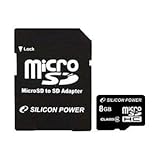 VRp[ micro SDHCJ[h 8GB (Class6) uX^[pbP[W ivۏ (SDHCA_v^[t) SP008GBSTH006V10