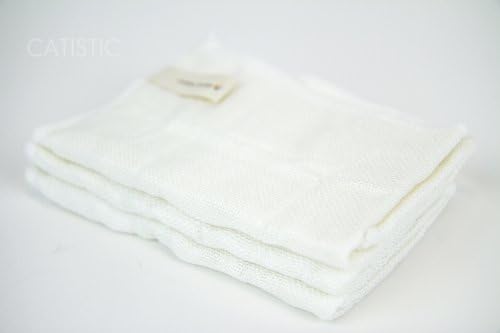 Premium Kitchen Dish Cloth 4 Layers White 100% Viscose From Bamboo Silky Soft (3)
