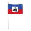 Haiti Flag 4 x 6 inch
