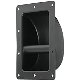 Reliable Hardware Company RH-6600-A Cabinet Handle, Marshall Style, Medium Size, Steel, Black