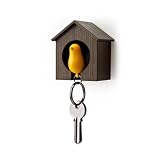 Qualy Sparrow Key Ring クオリー スパローキーリング [ キーリング 笛 ] ブラウン/イエロー《090004YE》 Key