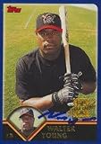 Walter Young, Pittsburgh Pirates Autographed Card