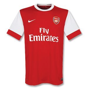 10-11 Arsenal Home Jersey-XL