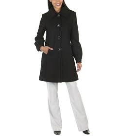 Mossimo&reg; Wool Jacket W  Pleats Black by Mossimo