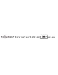 14k Solid White Gold Bead Ball Chain 20" 1.2mm