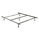 Adjustable Full/Queen Sturdy Metal Bed Frame w/ Glides By Leggett & Platt