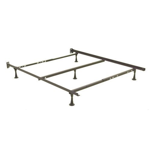 Adjustable Furniture Glides Adjustable Full/Queen Sturdy Metal Bed Frame w/ Glides By Leggett & Platt