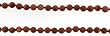 Goldstone 8mm Round Beads Knotted Necklace with Lobster Clasp - 20" long