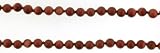 Goldstone 8mm Round Beads Knotted Necklace with Lobster Clasp - 20