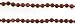 Goldstone 8mm Round Beads Knotted Necklace with Lobster Clasp - 20" long