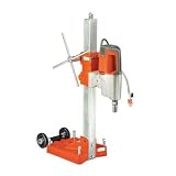 Husqvarna 965177220 Husqvarna DS800 Diamond Core Drill Rig with Milwaukee 4096 Motor, Roller Carr and Vacuum Pump