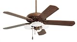 Emerson Ceiling Fans CF715GCK 50 Buckingham Ceiling Fan in Golden Crackle with Optional Light Kit