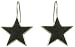 Jewelry : Sterling Silver Lava Star Dangle Earrings by Michou