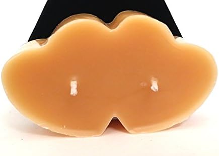 Double Heart Solid Beeswax Candle