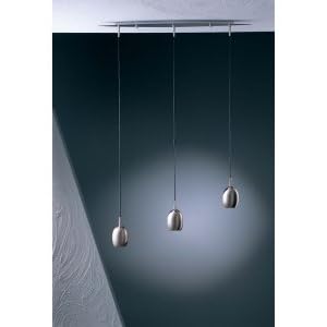 Holtkotter - 5103 3 SN - 3 Light Pendant - Easter Eggs - Satin Nickel by 