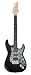 G&L Tribute Legacy HB Guitar (Black, Hard Rock Rosewood Neck)