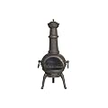 La Hacienda Sierra Cast Iron Chiminea - Large Bronze