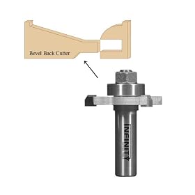 09-502, 1 2 Shank Back Cutter Router Bit, Bevel Profile by INFINITY
