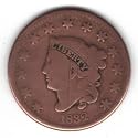 1832 U.S. Liberty Head Large Cent