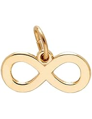 Rembrandt Charms Infinity Charm, 10K Yellow Gold