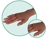Helastic Gauntlet - Helastic Hand Portion with Thumb Stub, Beige, Size 6, Compression 20-30 mmHg, M