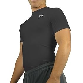 Mens HeatGear® Shortsleeve Compression T-Shirt Tops by Under Armour by