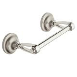 Moen DN1008NLBN Reed Pivoting Paper Holder, Polished Nickel and Brushed Nickel (Not CA VT...