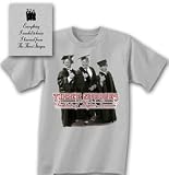 Three 3 Stooges HIGHER LEARNING Adult T-shirt