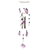 Frosted Heart Wind Chime