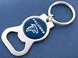 Atlanta Falcons Black Bottle Opener Keychain