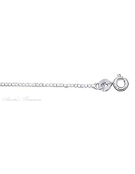 Sterling Silver Box Chain Necklace 022