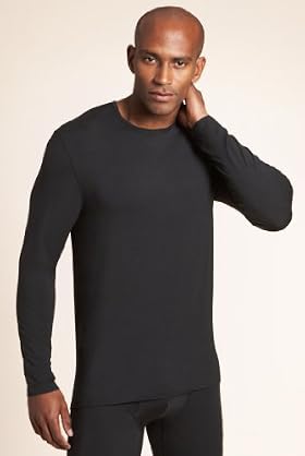 Autograph Modal Rich Crew Neck Thermal Vest With Silk