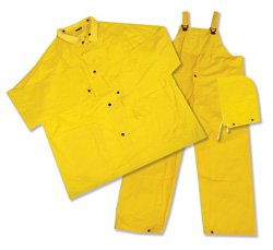 Rainsuit - Yellow - 4025 - 3pc - .25Mm - Medium (Lot of 6)